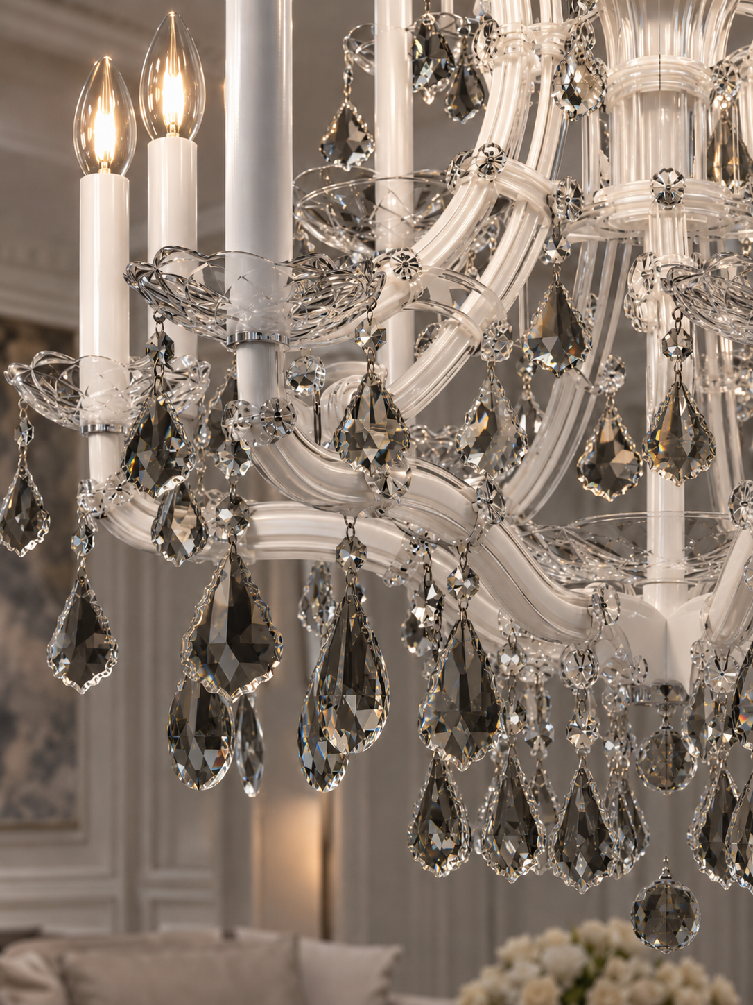 Hanging Crystal Chandeliers
