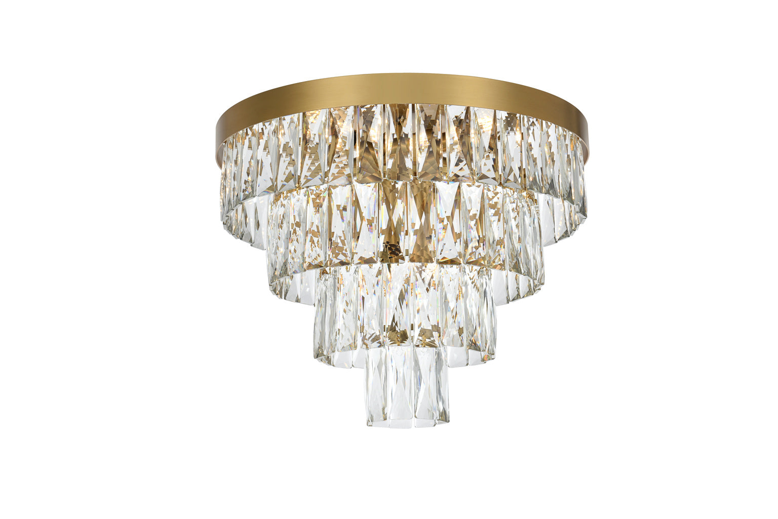Tiered Crystal Ceiling Light