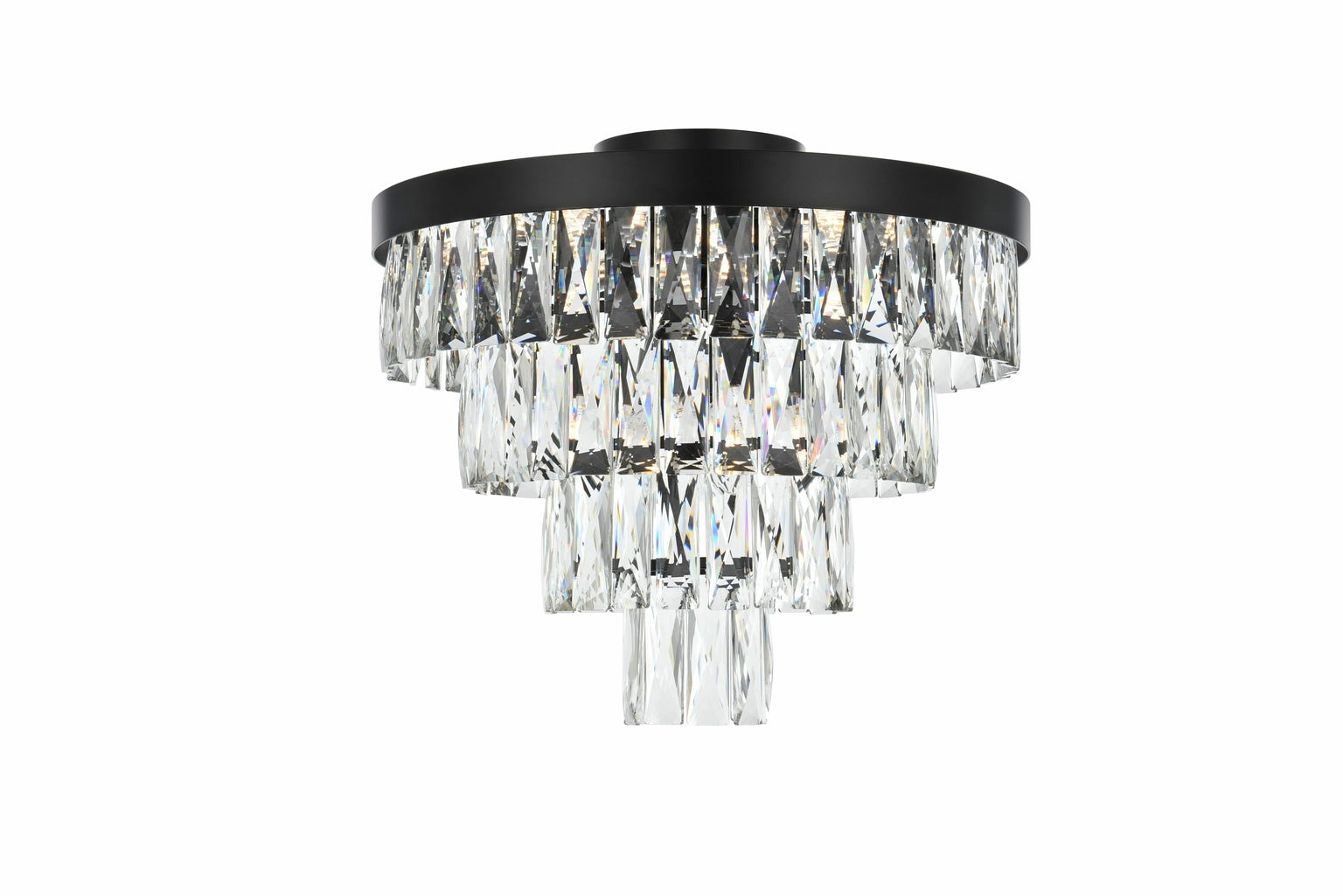 Tiered Crystal Ceiling Light