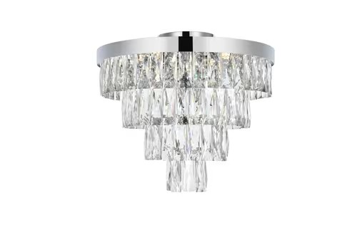 Tiered Crystal Ceiling Light