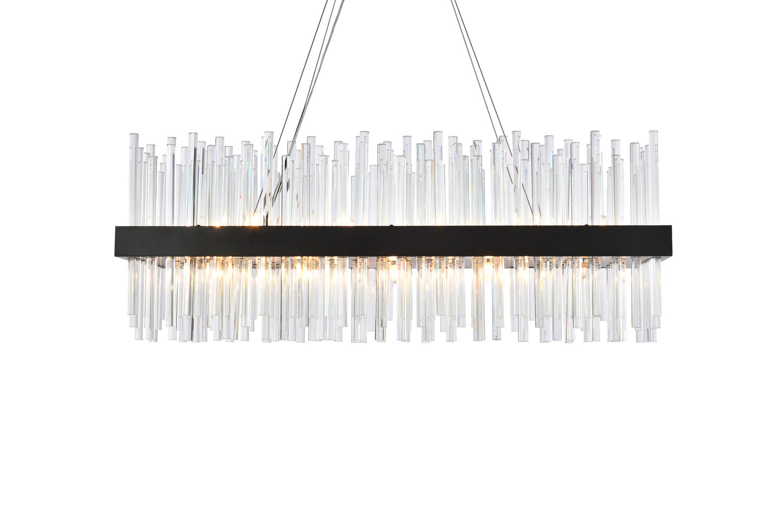 20-Light Manhattan Linear Contemporary Chandelier
