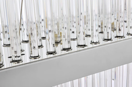 24-Light Manhattan Linear Contemporary Chandelier