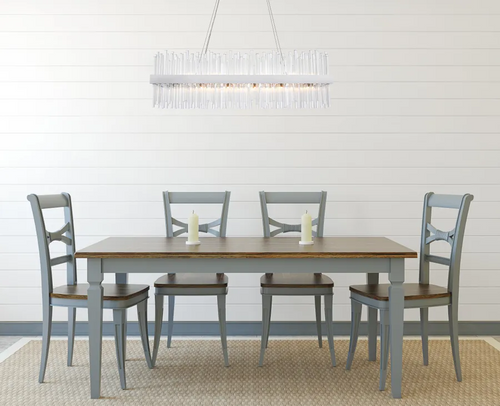20-Light Manhattan Linear Contemporary Chandelier