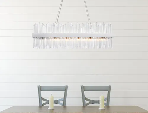 24-Light Manhattan Linear Contemporary Chandelier