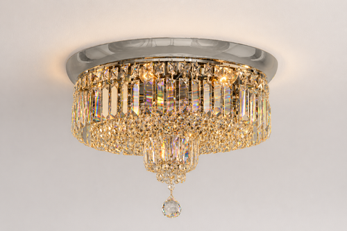 Flush Round Shower Chandelier