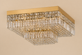 Flush Square Shower Chandelier