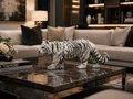 White Tiger Crystal Sculpture