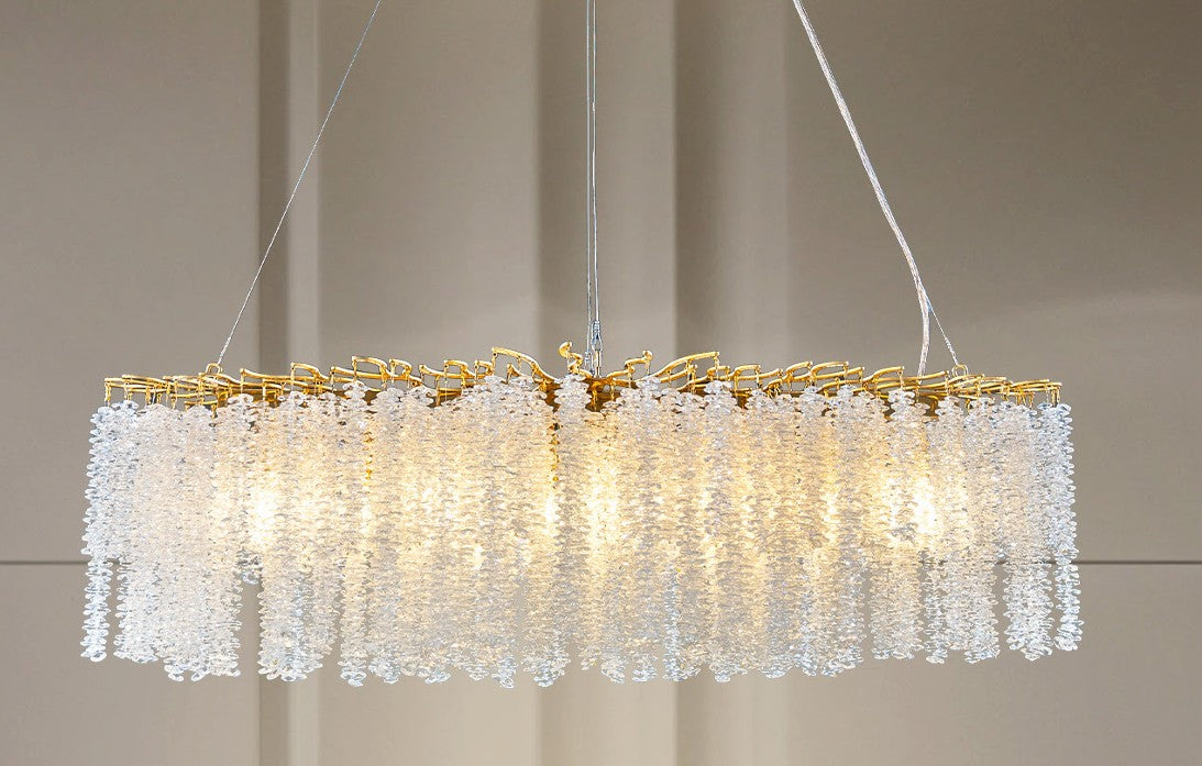 Snowfall Oval Chandelier