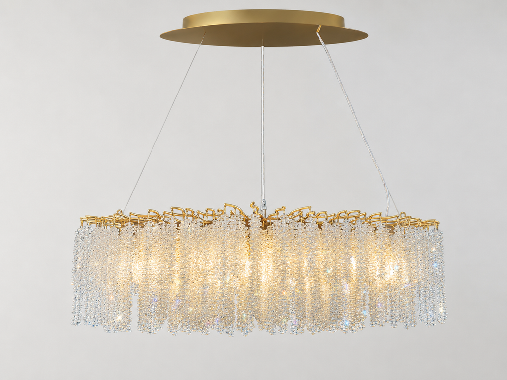Snowfall Oval Branch Chandelier