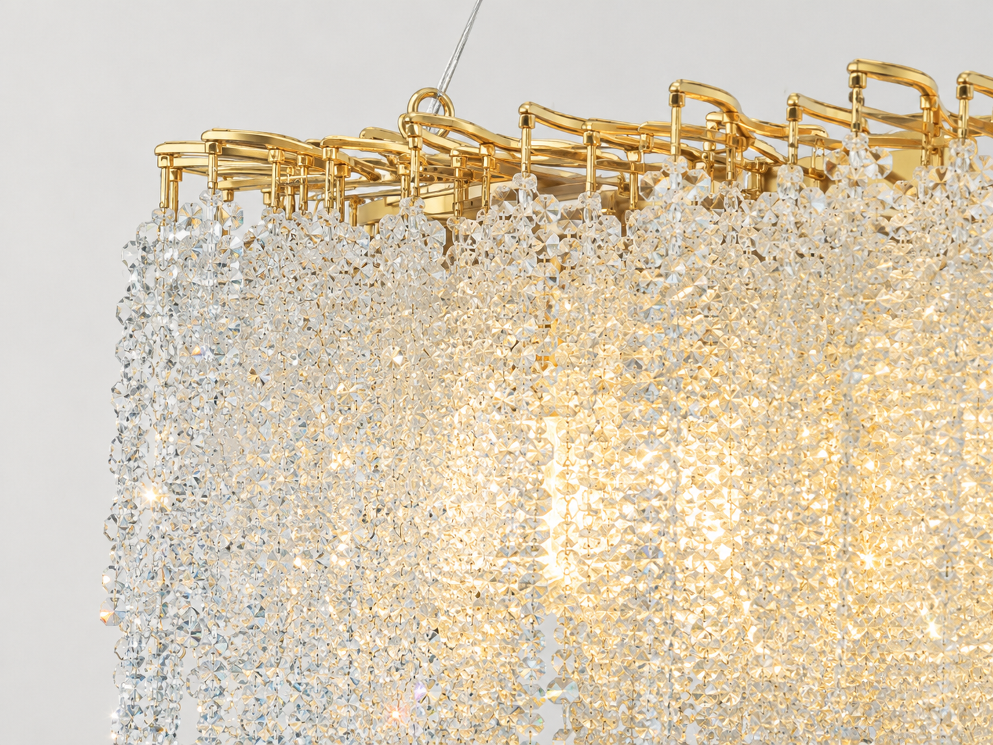 Snowfall Oval Branch Chandelier