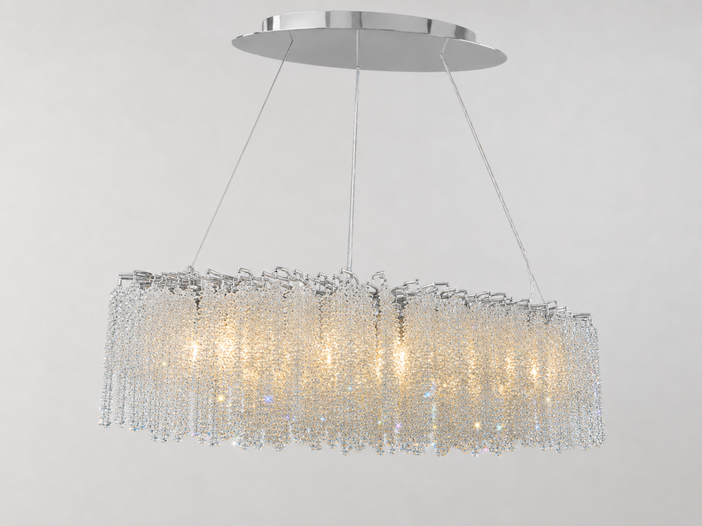Snowfall Oval Branch Chandelier