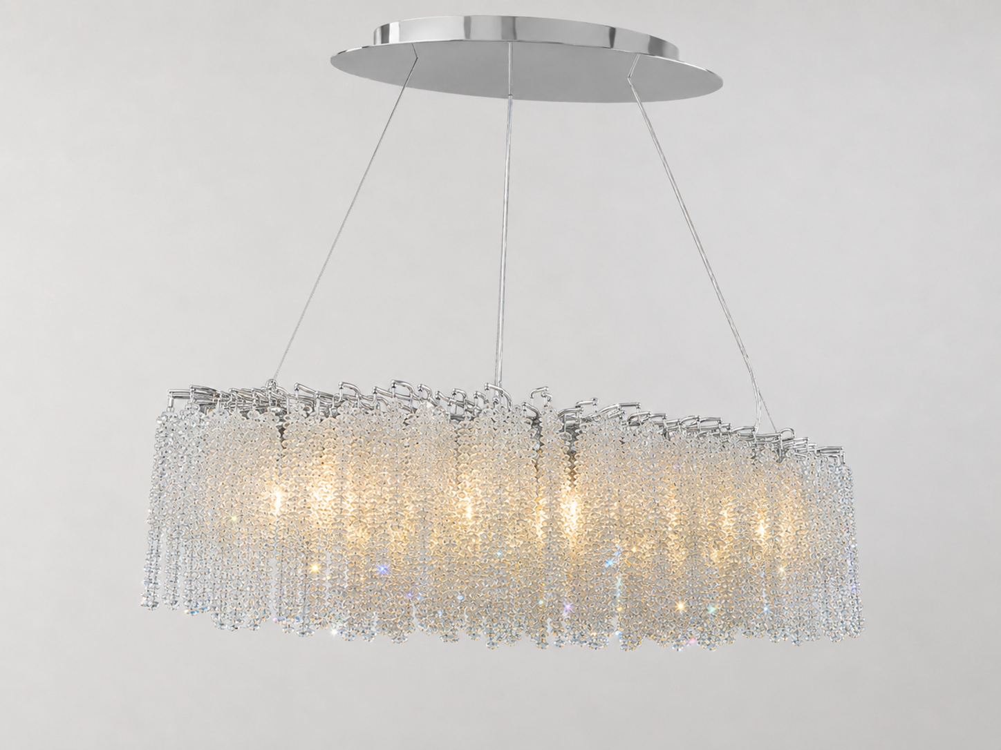 Snowfall Oval Branch Chandelier