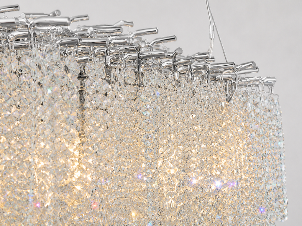 Snowfall Oval Branch Chandelier