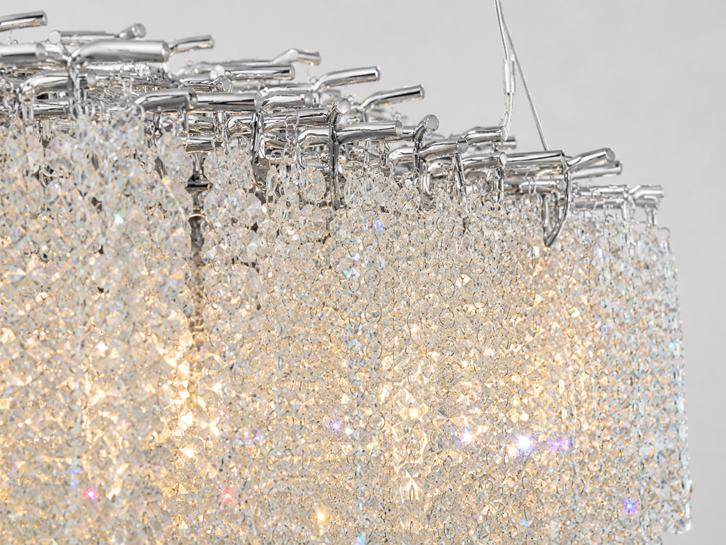 Snowfall Oval Branch Chandelier