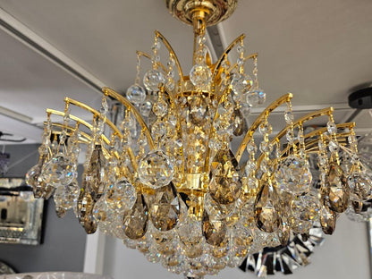 Vogel 9-Light Two Tone Gold Chandelier