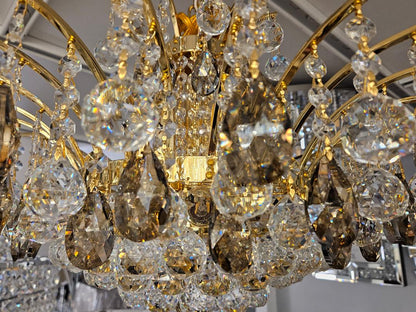 Vogel 9-Light Two Tone Gold Chandelier